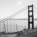 Above the Golden Gate in Black and White