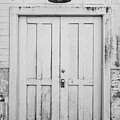 Old Wooden Door in Alcatraz